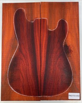 Preview: Top Padouk, westafrikanisch, 2-tlg., 24mm Einzelstück #002